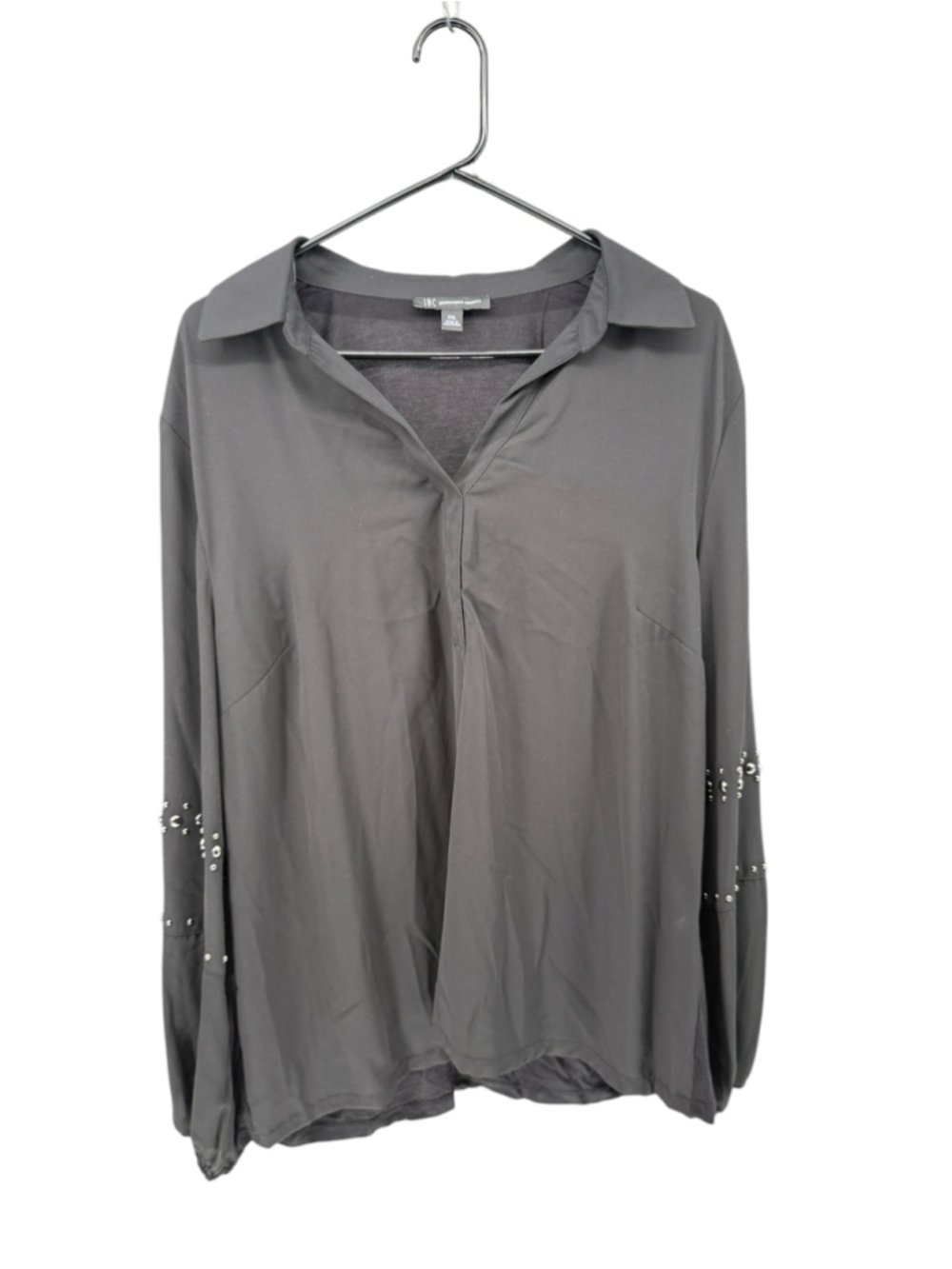 Women's I.N.C. International Concepts Black Blouse, Size XXL